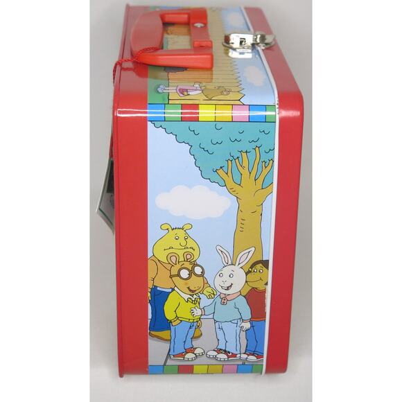 Arthur PBS Kids *NWT* Vintage Lunch Box Metal Marc Brown Schylling 1997 Cartoon - Picture 4 of 11